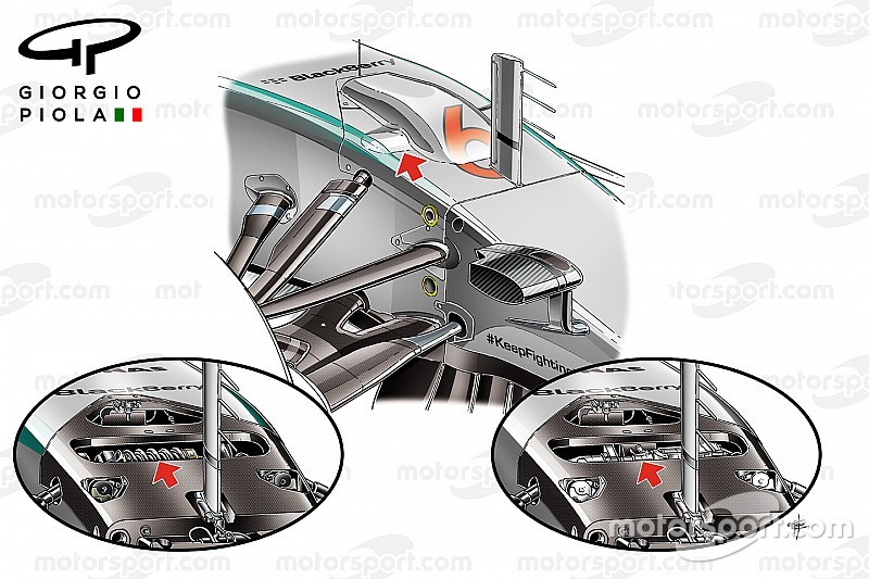 Hydraulikteile Front, Mercedes W06