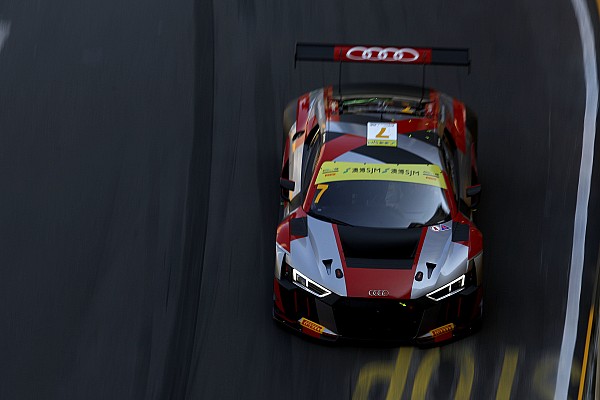 GT World Cup en Macao: Mortara lideró un doblete de Audi en clasificación