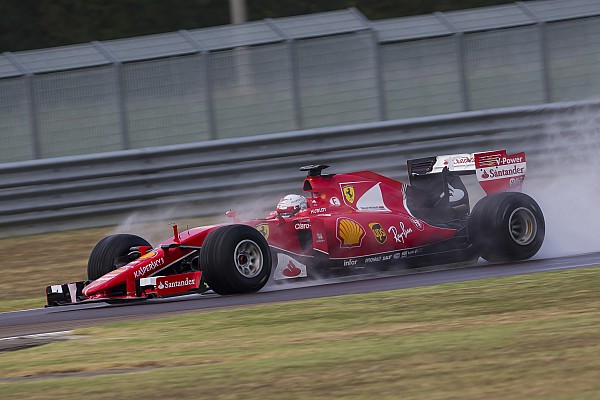 Ferrari é forçada a desistir de teste após batida de Vettel