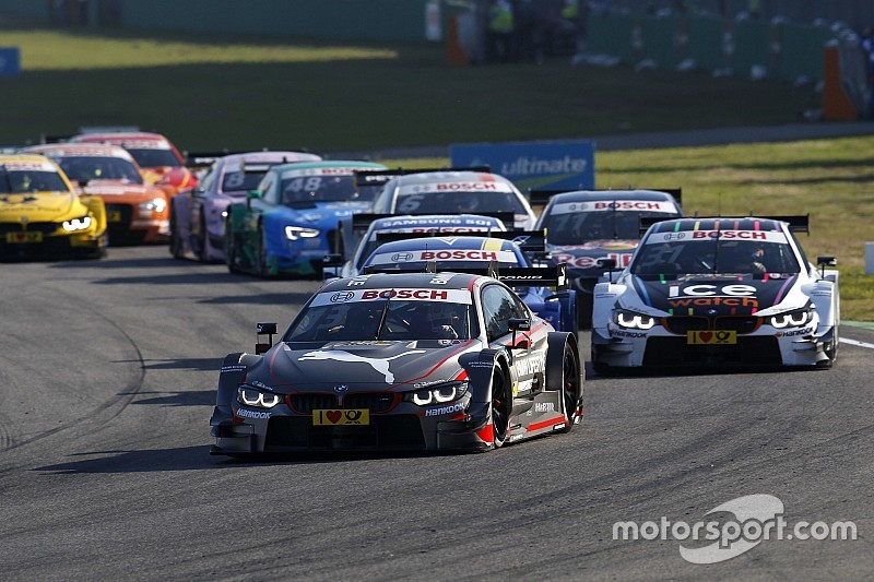 Start action, António Félix da Costa, BMW Team Schnitzer, BMW M4 DTM leads