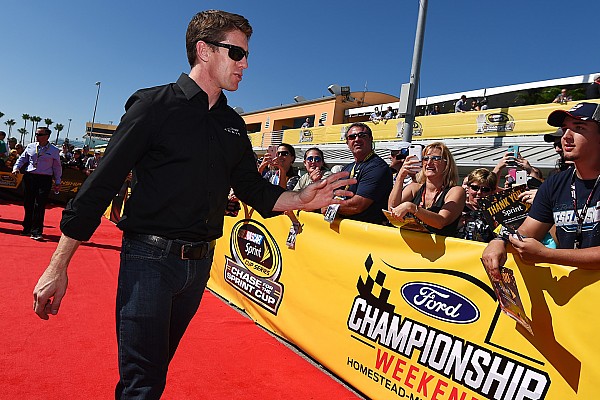 Carl Edwards recibirá reconocimiento por su buena conducta deportiva