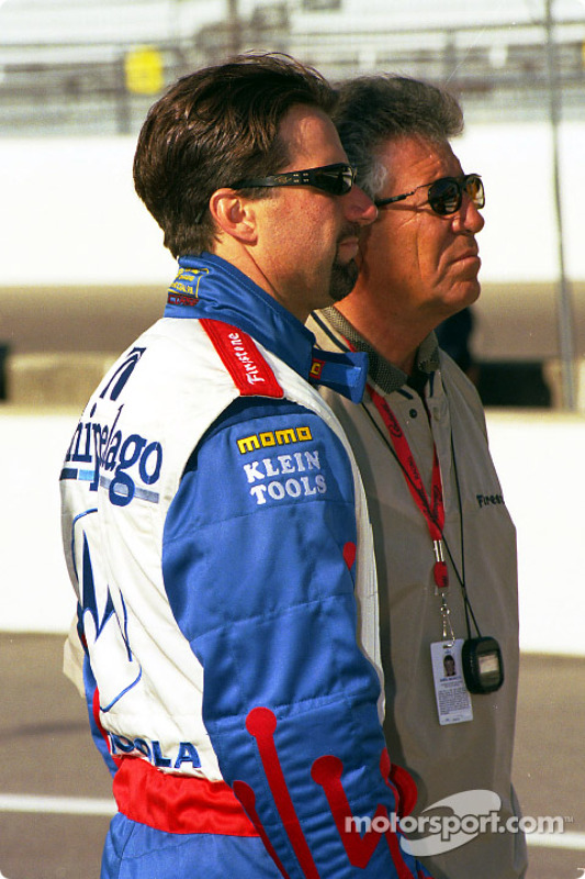 Michael Andretti et son père Mario