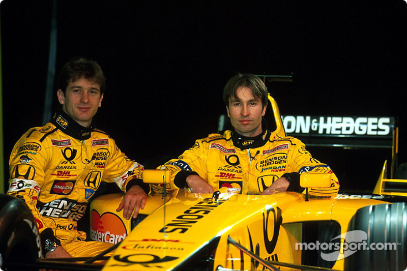 Jarno Trulli and Heinz-Harald Frentzen