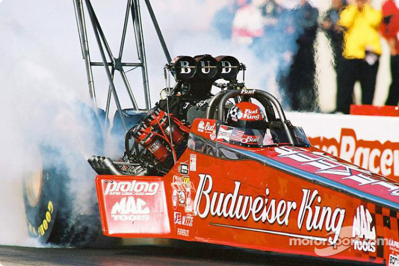 Kenny Berstein finished a close second in top fuel