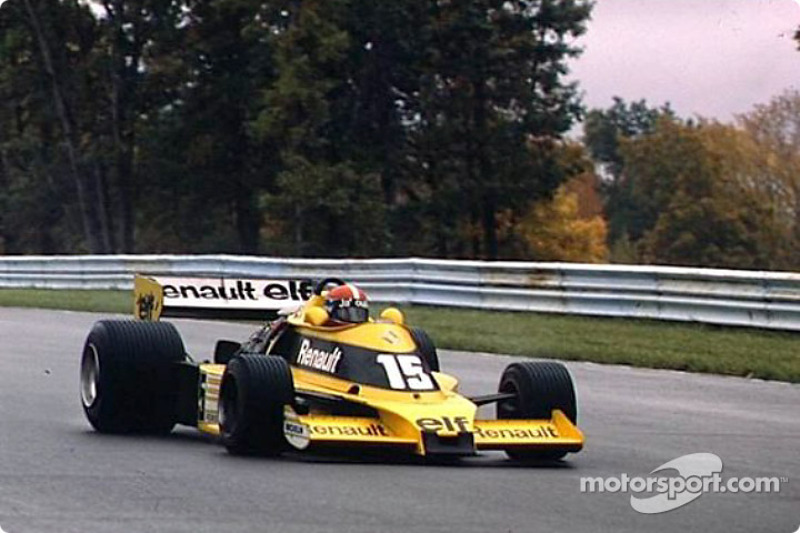 Jean-Pierre Jabouille met de  Renault RS 01