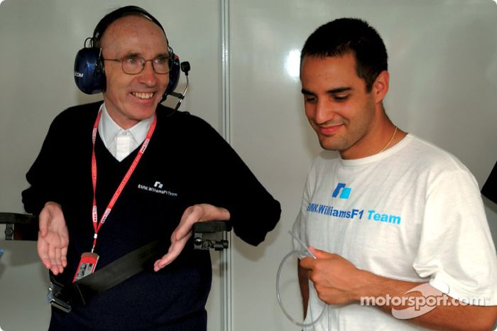 Frank Williams y Juan Pablo Montoya