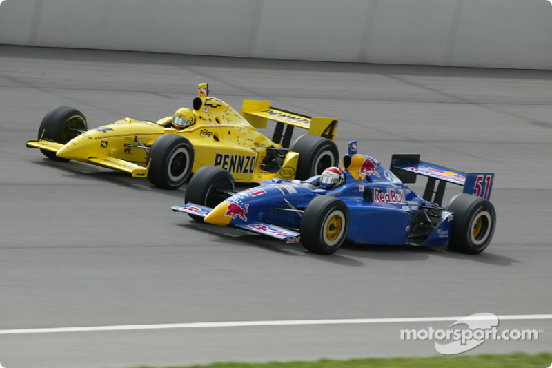 Sam Hornish Jr. et Eddie Cheever