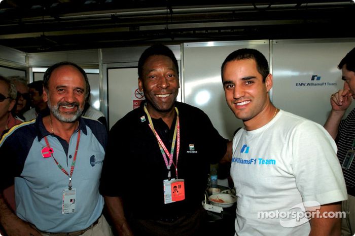 Pelé e Juan Pablo Montoya