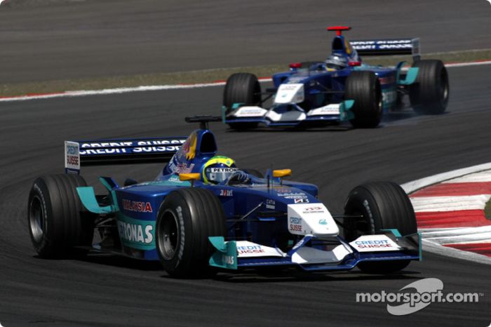 GP da Europa, 2002: Felipe Massa não abre para Nick Heidfeld