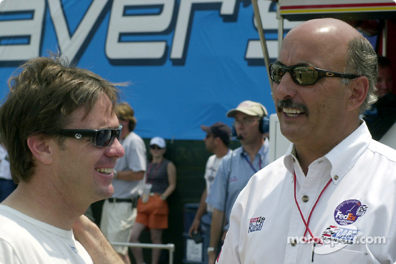 Paul Tracy et team owner Barry Green