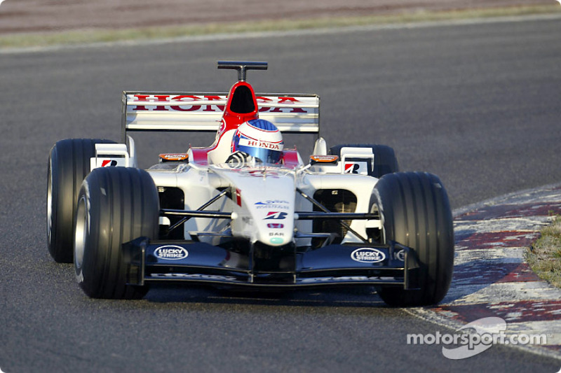 Shakedown for the new BAR Honda 005: Jenson Button