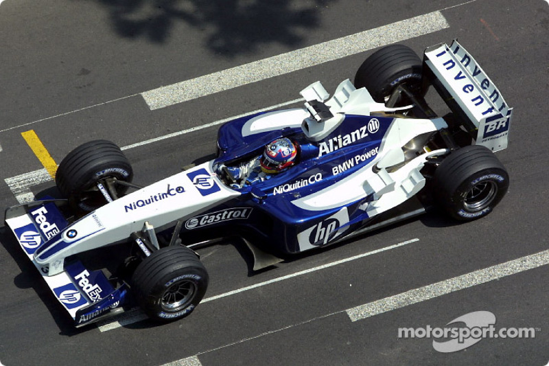 2003: Ganador de la carrera Juan Pablo Montoya (Williams-BMW FW25)