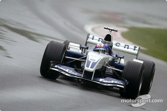 Los nueve podios de Montoya con el FW25 en 2003