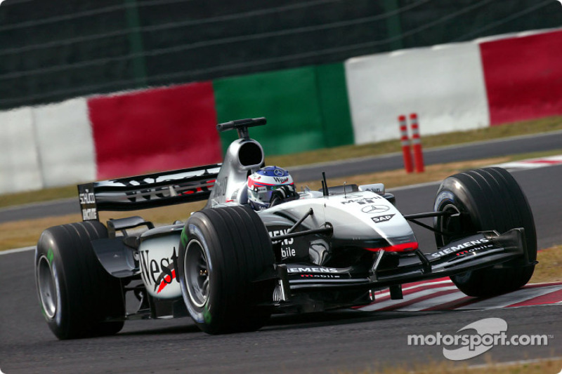 Kimi Räikkönen en el GP de Japón 2003