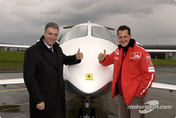 Piero Ferrari ve Michael Schumacher