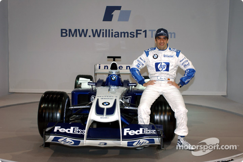 Test Pilotu Marc Gene ve yeni WilliamsF1 BMW FW26