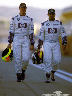 Ralf Schumacher et Juan Pablo Montoya