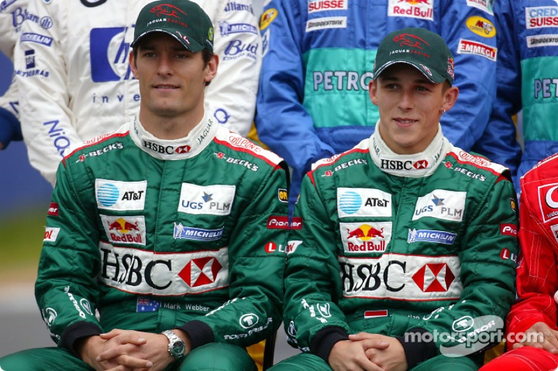 Foto de pilotos: Mark Webber y Christian Klien