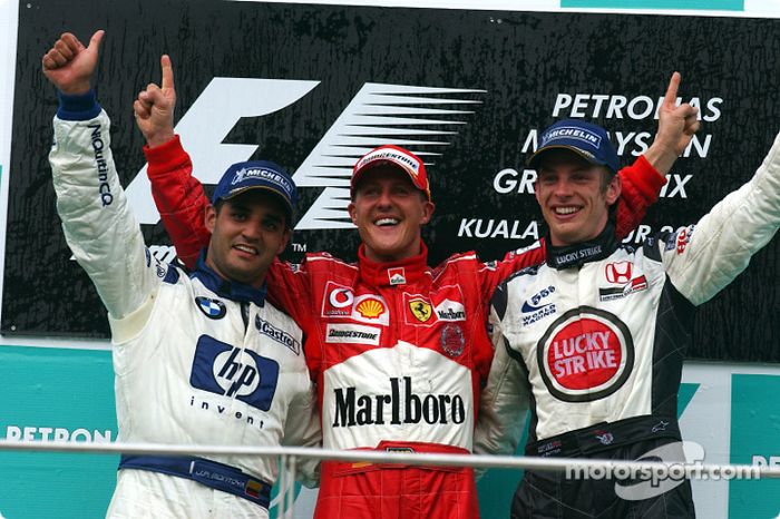 Año 2004 - Malasia - BAR Honda- primer podio