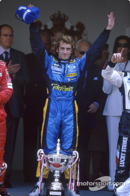 Podio: ganador de la carrera Jarno Trulli