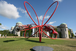 Alfa Romeo display outside Goodwood House