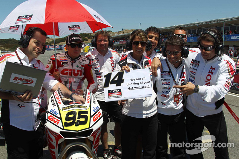 Roger Lee Hayden, LCR Honda MotoGP y un mensaje para Randy De Puniet, LCR Honda MotoGP