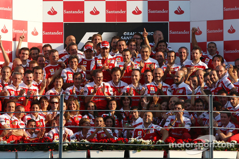 Triomphe devant les Tifosi à Monza en 2010!