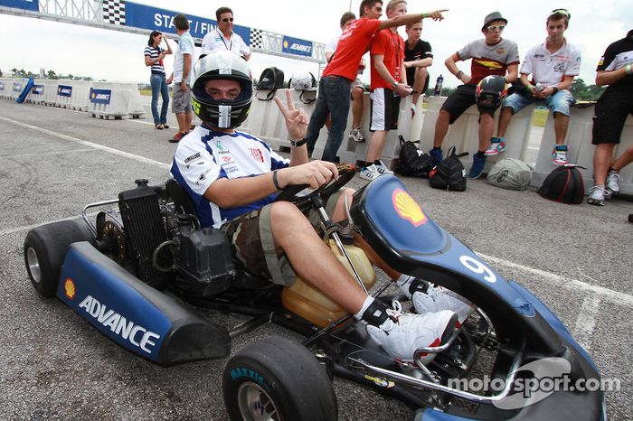 Evento previo go-kart: Alessio 'Uccio' Salucci