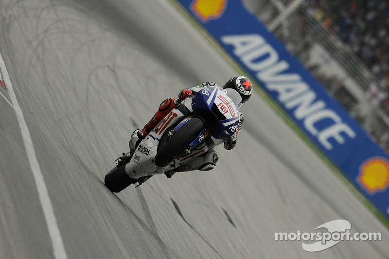 Jorge Lorenzo, Fiat Yamaha Team races to the 2010 MotoGP championship