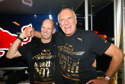 Red Bull : Dietrich Mateschitz (propriétaire) et Adrian Newey (directeur technique)