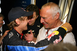 Red Bull : Dietrich Mateschitz (propriétaire) et Sebastian Vettel