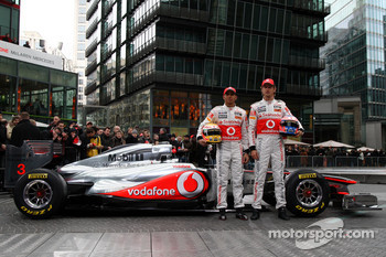 The McLaren Mercedes team