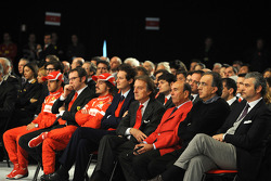 Felipe Massa, Stefano Domenicali, Fernando Alonso, John Elkann, Luca di Montezemolo, Emilio Botin, S