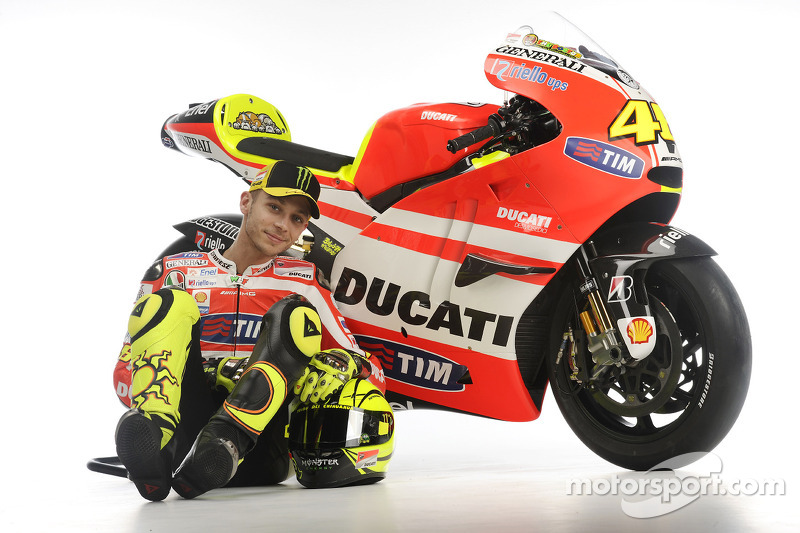 Valentino Rossi, Ducati, with the Ducati Desmosedici GP11