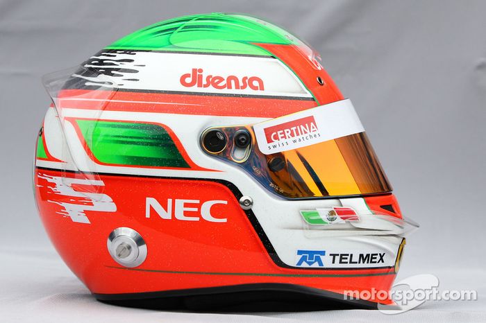 Casco de Sergio Pérez, Sauber F1 Team