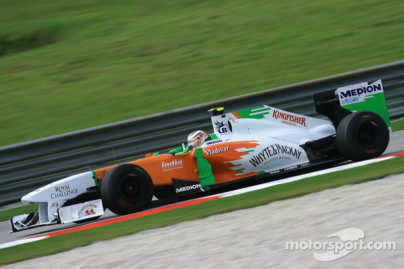 2011: Force India VJM04 (три шестых места, 6-е место в КК)