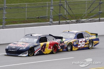 Kasey Kahne, Red Bull Racing Team Toyota and Martin Truex Jr., Michael Waltrip Racing Toyota