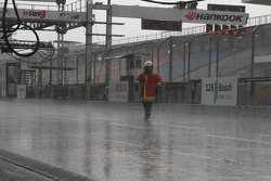 Fuerte lluvia en Hockenheim