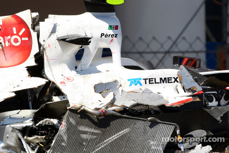 Gran accidente en Mónaco 2011