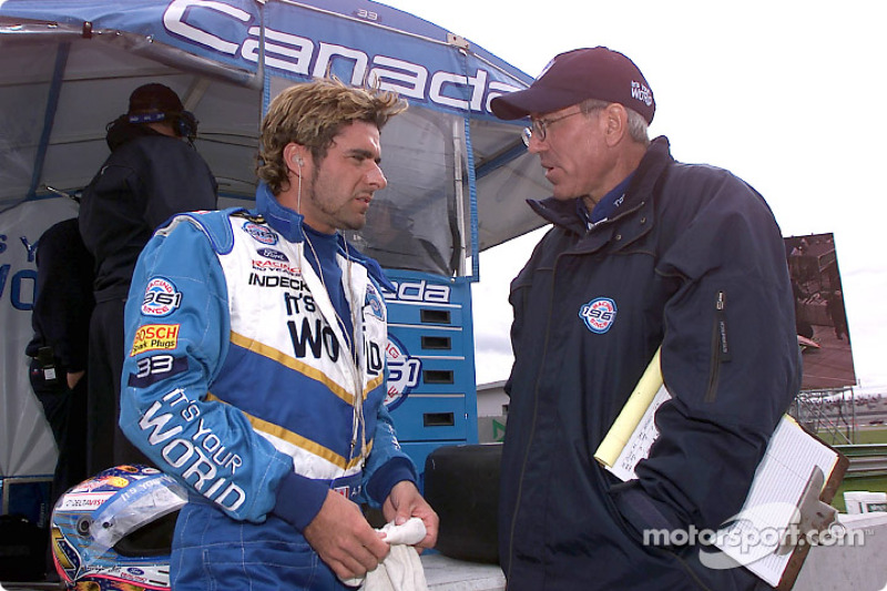 Alex Tagliani und Renningenieur Tony Cicale