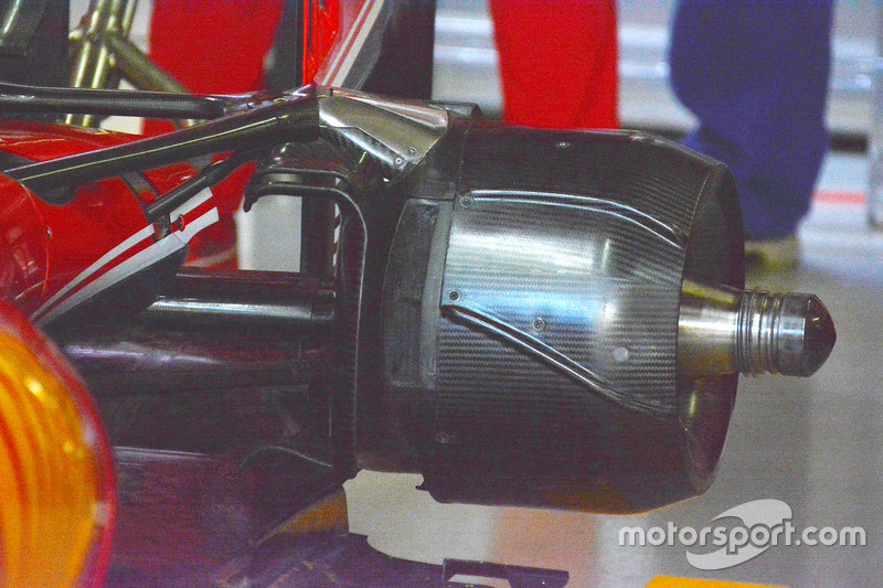 Ferrari SF-16H: Winglets an der Hinterbremse