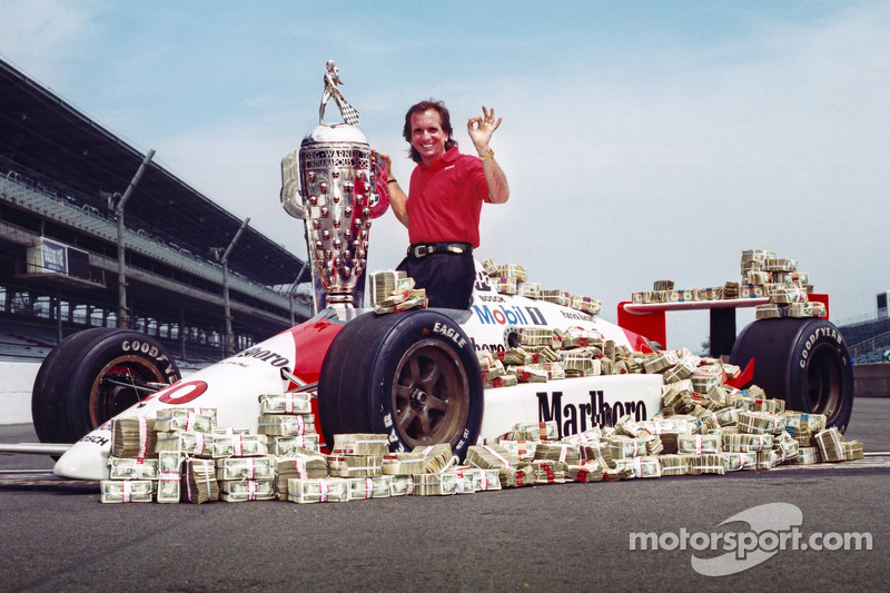 Race winner Emerson Fittipaldi