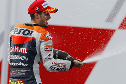 Podium: second place Andrea Dovizioso, Repsol Honda Team