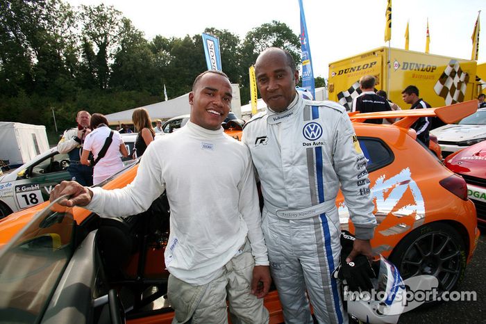 Nicolas Hamilton e Anthony Hamilton, pai de Lewis Hamilton