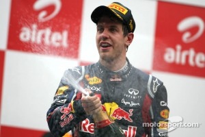 Podium: Sebastian Vettel, Red Bull Racing