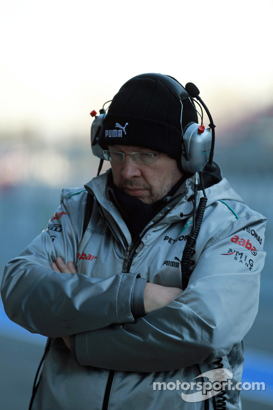 Ross Brawn, director de equipo, Mercedes GP