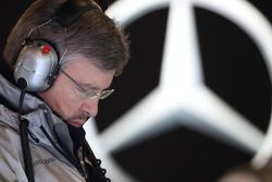 Ross Brawn, director de equipo, Mercedes GP