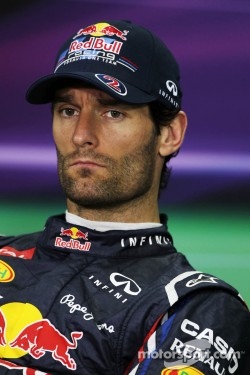 Mark Webber, Red Bull Racing in the FIA Press Conference