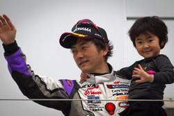 GT300 podium: 2de plaats Hiroki Kato