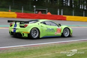 #57 Krohn Racing Ferrari 458 Italia: Tracy Krohn, Nic Jonsson, Michele Rugolo 